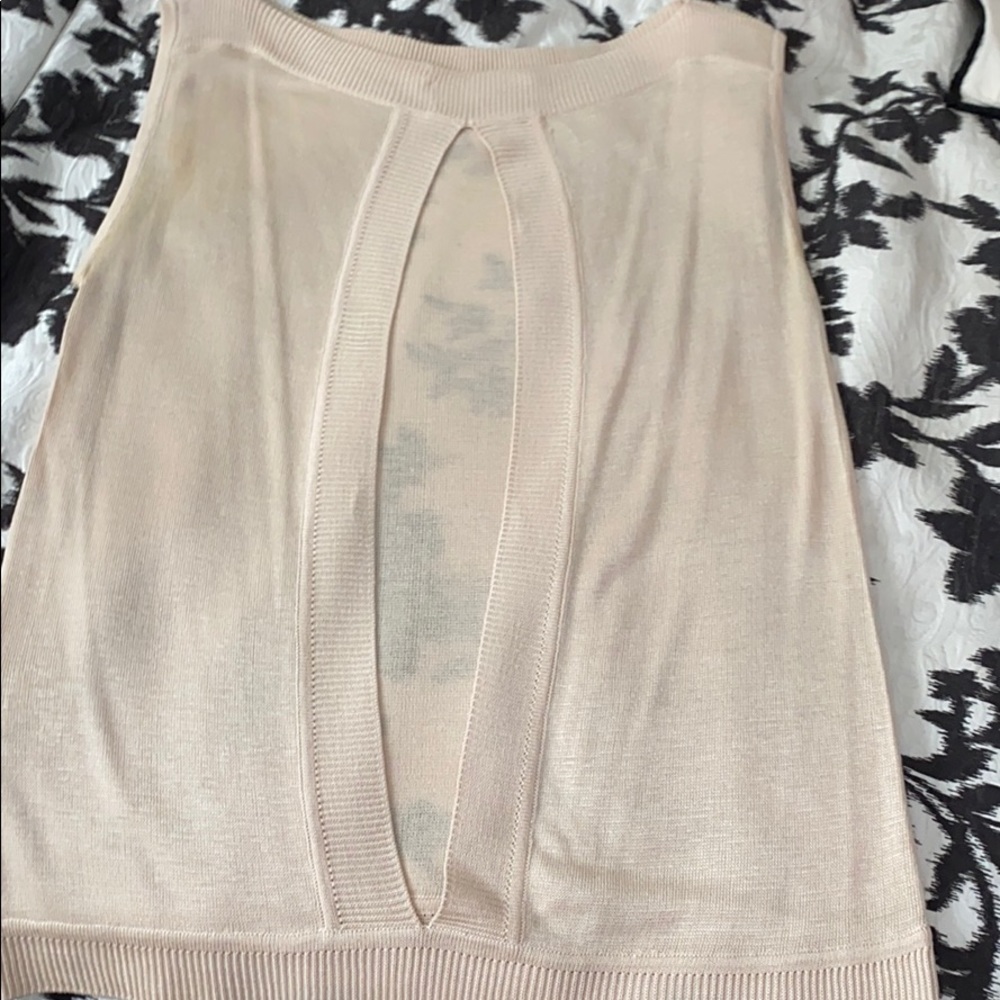 Francesco Ghini silk open slit back sweater